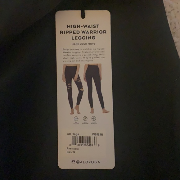 NWT High-awaits Ripped Warrior Legging- Alo yoga - Picture 7 of 7